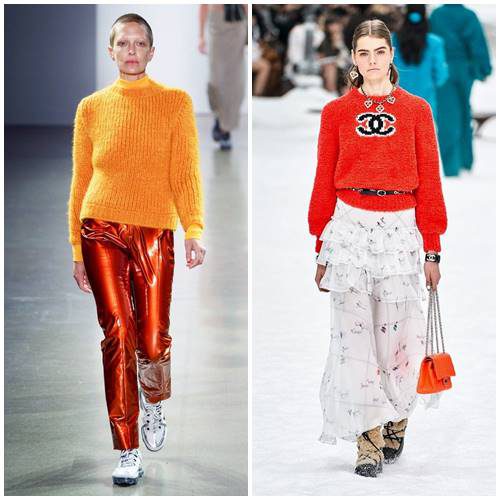 яркий свитер