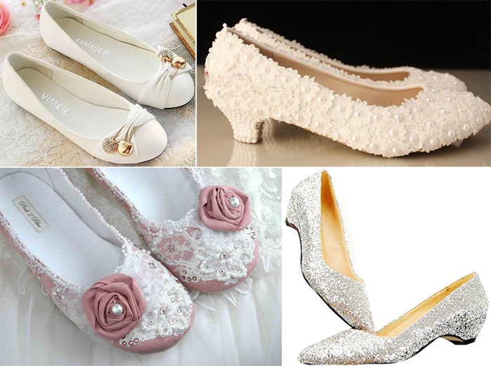 Обувь без каблука для стильной невесты