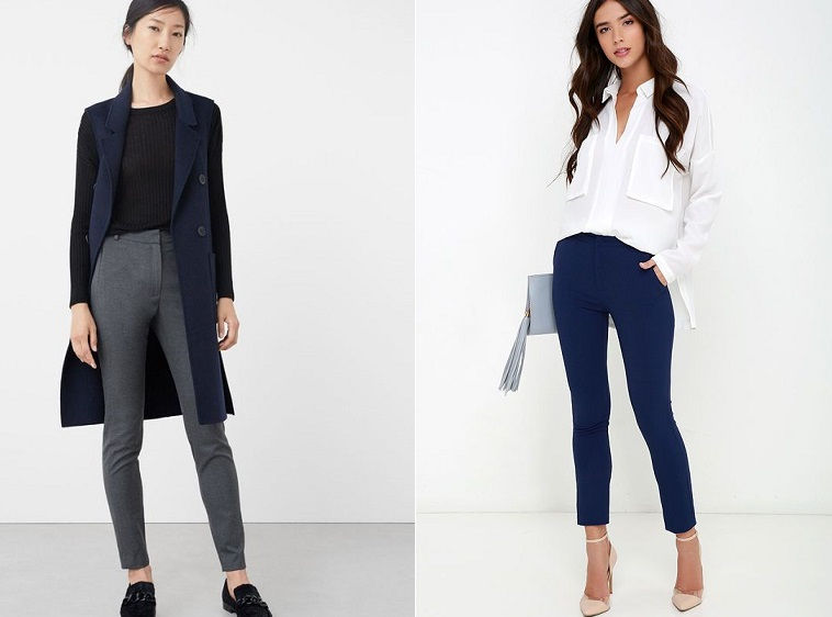 Зауженные брюки - модный элемент базового гардероба осень-зима 2019-2020