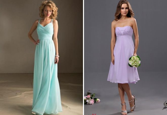 цвет платья на свадьбу для гостей